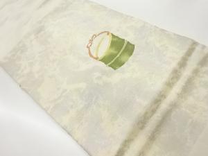 器模様織出し名古屋帯